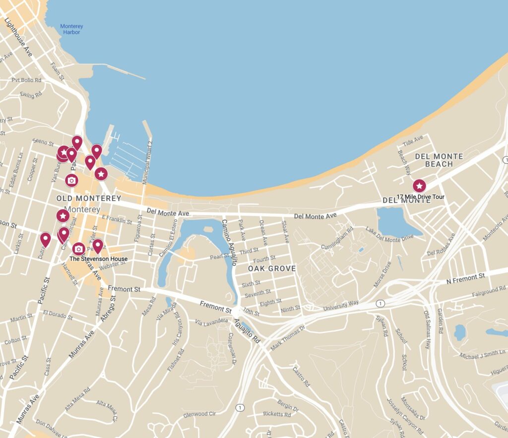 Interactive Map of Monterey