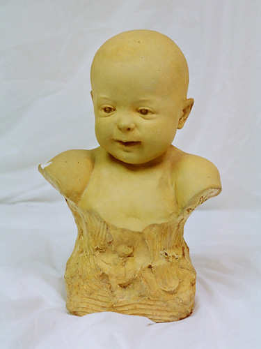 “Joey – 4 Months,” Bust sculpture